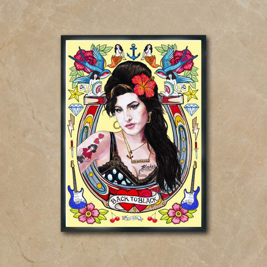 Ilustración Amy Winehouse